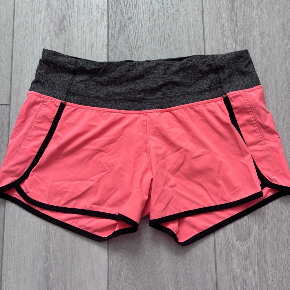 Lululemon coral shorts size 6